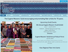 Tablet Screenshot of eugeneweavers.com